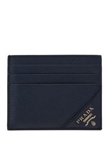 Кожаный футляр для карт Prada