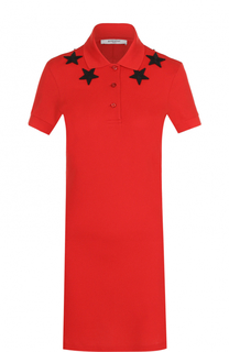 Платье-поло с отделкой в виде звезд Givenchy