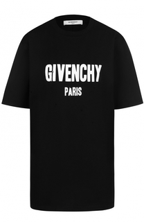 Футболка прямого кроя с логотипом бренда Givenchy