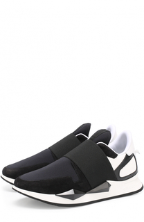 Комбинированные кроссовки с эластичной лентой Givenchy