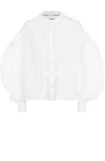 Блуза свободного кроя со спущенными рукавами-фонарик Burberry