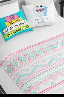 КПБ 1,5 сп "Монстр-smile" Сирень