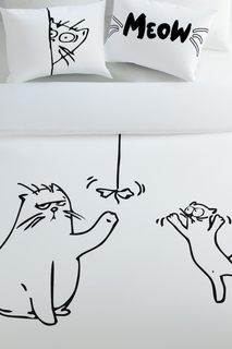 КПБ 1,5 сп "Кот Саймон" Сирень