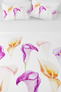 КПБ семейное "Нежные каллы" Сирень