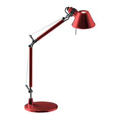 Настольная лампа "Tolomeo micro tavolo - Halo Anodized red" Artemide