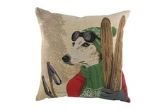 Подушка с картинкой "Ski Dogs Greyhound" D&G