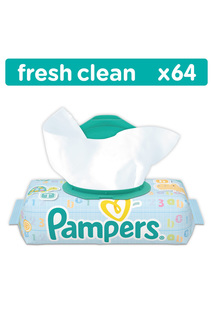 Влажные салфетки 64 шт PAMPERS