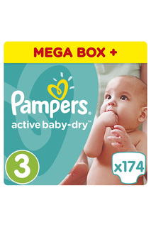 Подгузники 4-9 кг, 174 шт PAMPERS