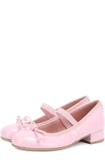 Лаковые туфли с декором Pretty Ballerinas