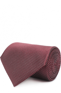 Шелковый галстук с узором Lanvin