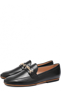Кожаные лоферы с пряжкой Tod’s Tods