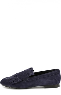 Замшевые лоферы Gomma с декором Tod’s Tods