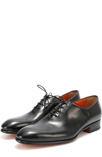 Классические кожаные оксфорды Santoni