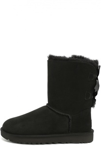 Замшевые сапоги с бантами UGG Australia