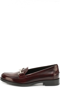 Лаковые лоферы Gomma с пряжкой Tod’s Tods