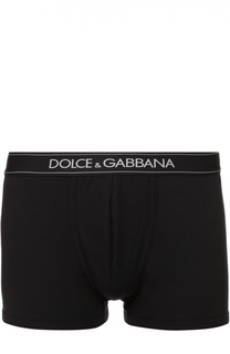 Хлопковые боксеры с широкой резинкой Dolce &amp; Gabbana