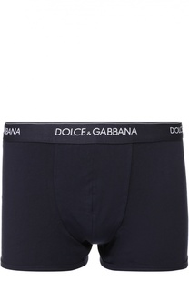 Комплект из двух хлопковых боксеров с широкой резинкой Dolce &amp; Gabbana