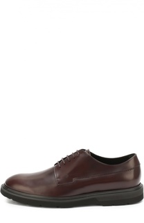 Кожаные дерби с круглым мысом Tod’s Tods