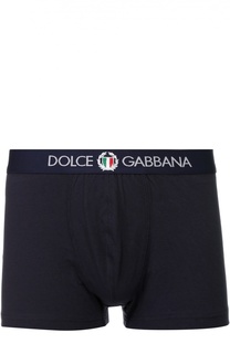 Хлопковые боксеры с широкой резинкой Dolce &amp; Gabbana