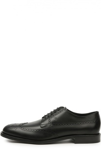 Кожаные дерби с брогированием Tod’s Tods