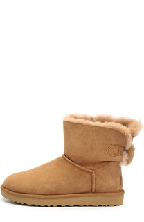 Замшевые полусапоги с бантом UGG Australia