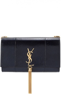 Сумка Monogram из кожи змеи Saint Laurent