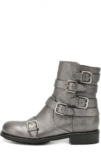 Кожаные байкеры Dawson с декоративными ремешками Jimmy Choo