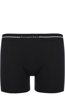 Комплект из двух хлопковых боксеров с широкой резинкой Ermenegildo Zegna