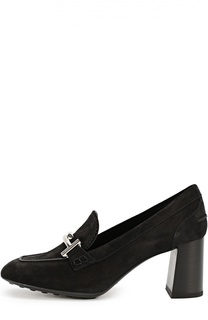 Замшевые туфли Gomma с пряжкой Tod’s Tods