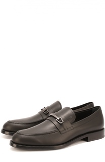 Кожаные лоферы с перемычкой Tod’s Tods