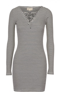 Облегающее платье в полоску со шнуровкой Denim&Supply by Ralph Lauren