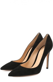 Замшевые туфли Gianvito 105 на шпильке Gianvito Rossi