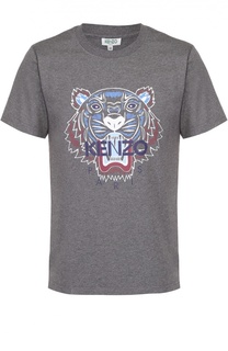 Хлопковая футболка с принтом Kenzo