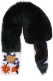 Воротник Botanic Garden из меха лисы Fendi