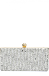 Металлизированный клатч Celeste S Jimmy Choo