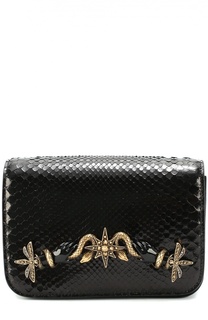 Сумка из кожи питона на цепочке Roberto Cavalli