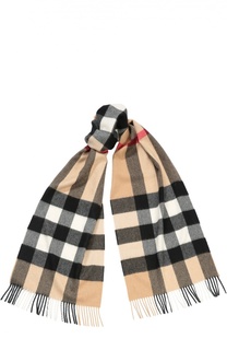 Шарф из кашемира в клетку Burberry