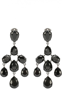 Серьги-клипсы с кристаллами Swarovski Oscar de la Renta