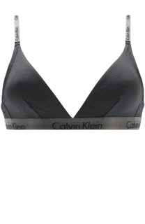 Треугольный бюстгальтер с логотипом бренда Calvin Klein