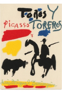 Клатч в виде книги с аппликацией Picasso Toreros Olympia Le-Tan