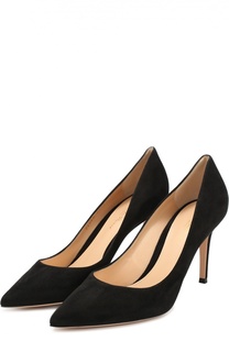 Замшевые туфли Gianvito 85 на шпильке Gianvito Rossi