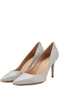 Туфли Gianvito 85 с глиттером на шпильке Gianvito Rossi
