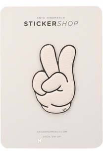 Кожаный стикер Mickey Victory Anya Hindmarch