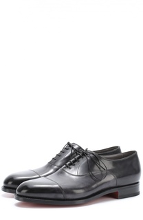 Классические кожаные оксфорды Santoni