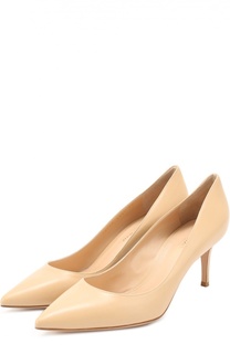 Кожаные туфли Classic на шпильке Gianvito Rossi