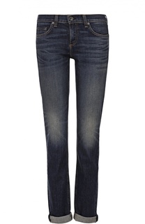 Джинсы с потертостями и отворотами Rag&Bone Rag&Bone