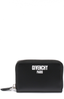 Кожаное портмоне на молнии с отделением для кредитных карт Givenchy