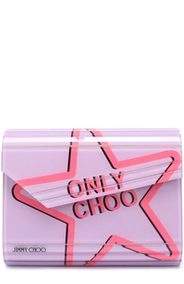Клатч Candy с принтом Jimmy Choo