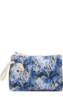 Клатч из текстиля с принтом Bonfanti