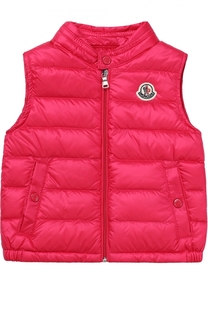 Пуховый жилет на молнии Moncler Enfant